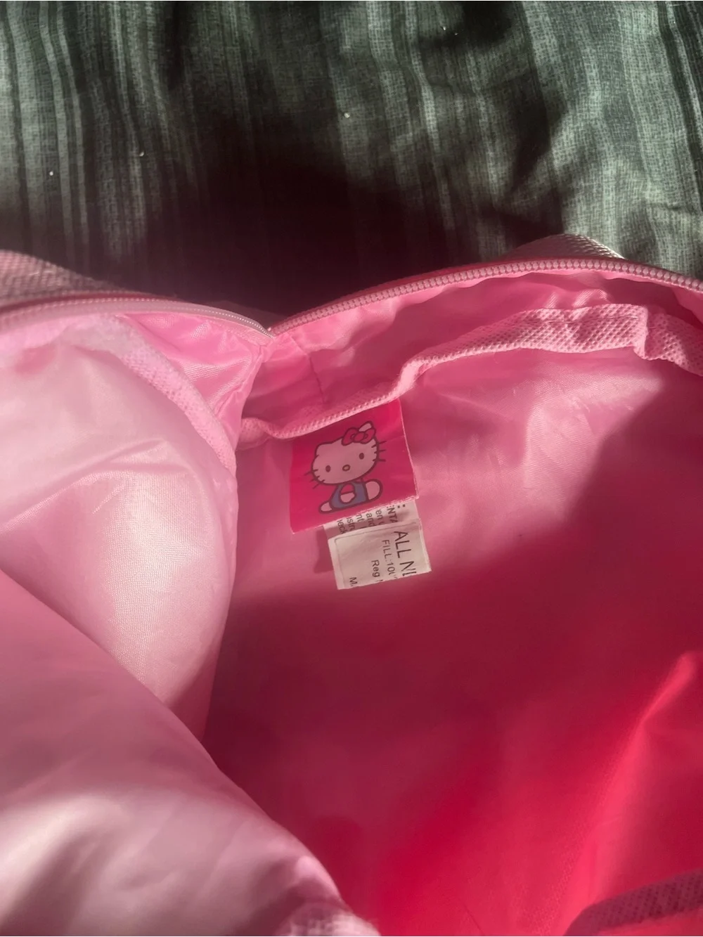 Pink Hello Kitty Plush Backpack Top - Soft Hoodie